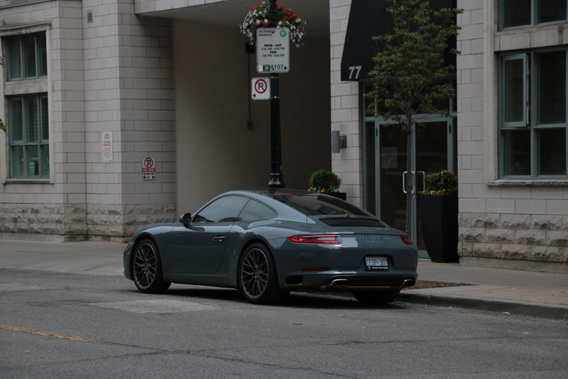BONUS: Porsche 911 parked downtown near the Karma